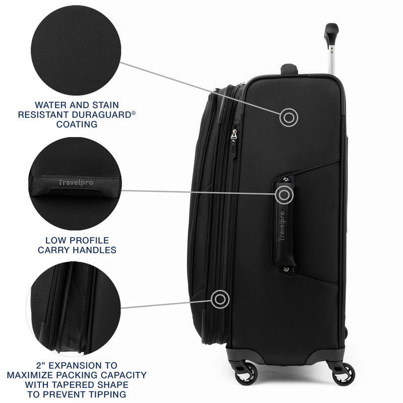 Maxlite® 5 Medium Check-in Expandable Softside Spinner 69cm (69 x 47 x 29 cm)