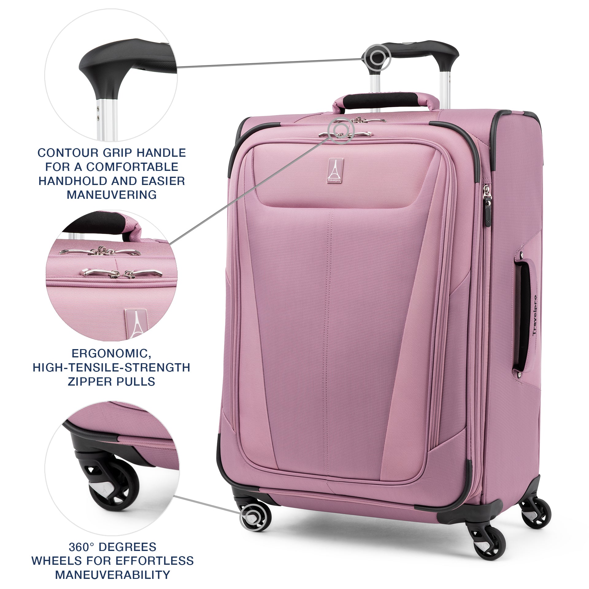 Maxlite® 5 Medium Check-in Expandable Softside Spinner 69cm (69 x 47 x 29 cm)