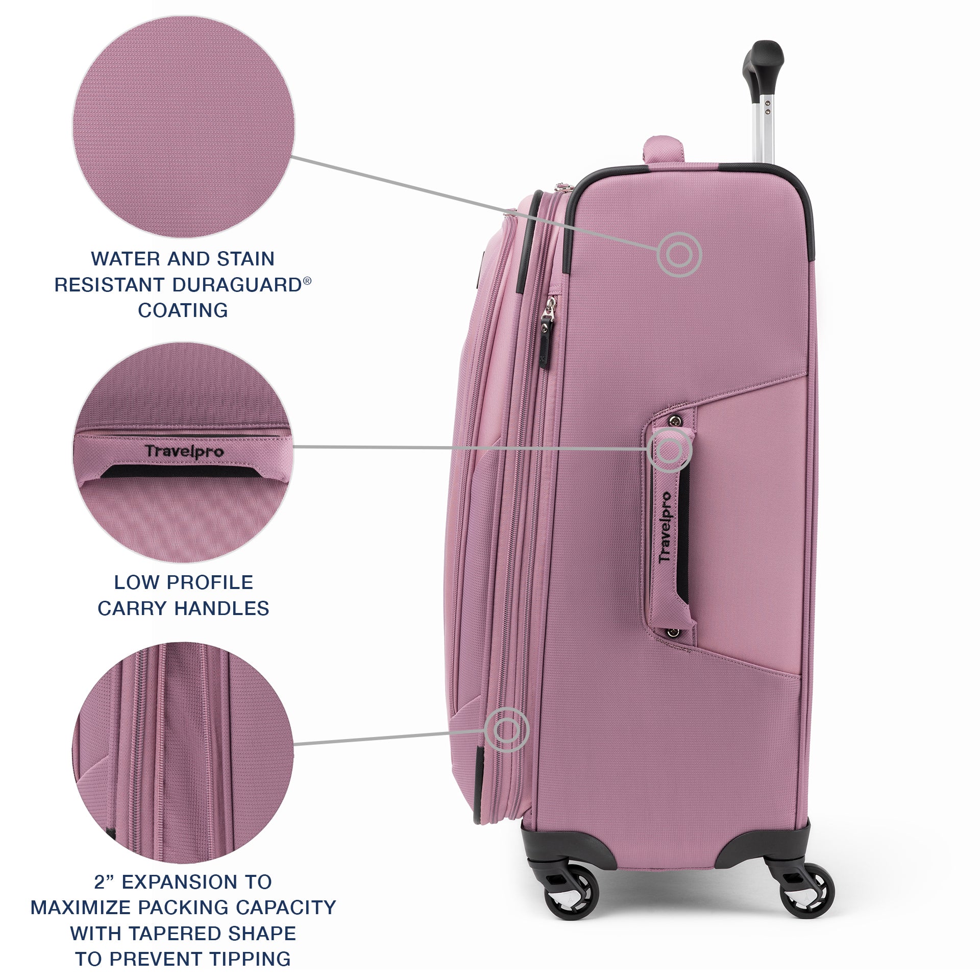 Maxlite® 5 Medium Check-in Expandable Softside Spinner 69cm (69 x 47 x 29 cm)