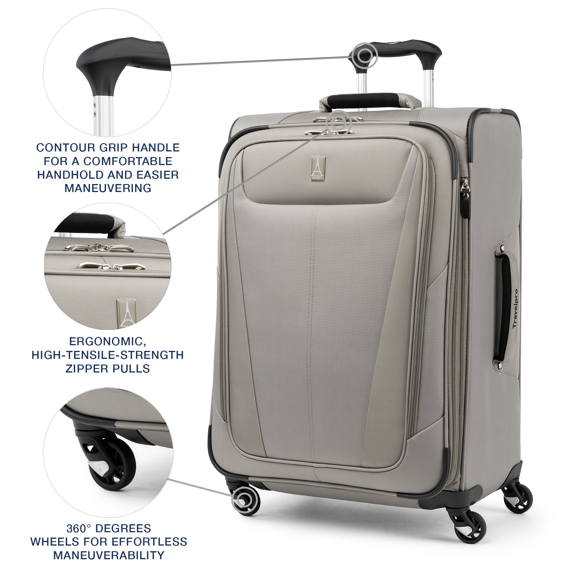Maxlite® 5 Medium Expandable Soft Shell Spinner 69cm (69 x 47 x 29 cm)
