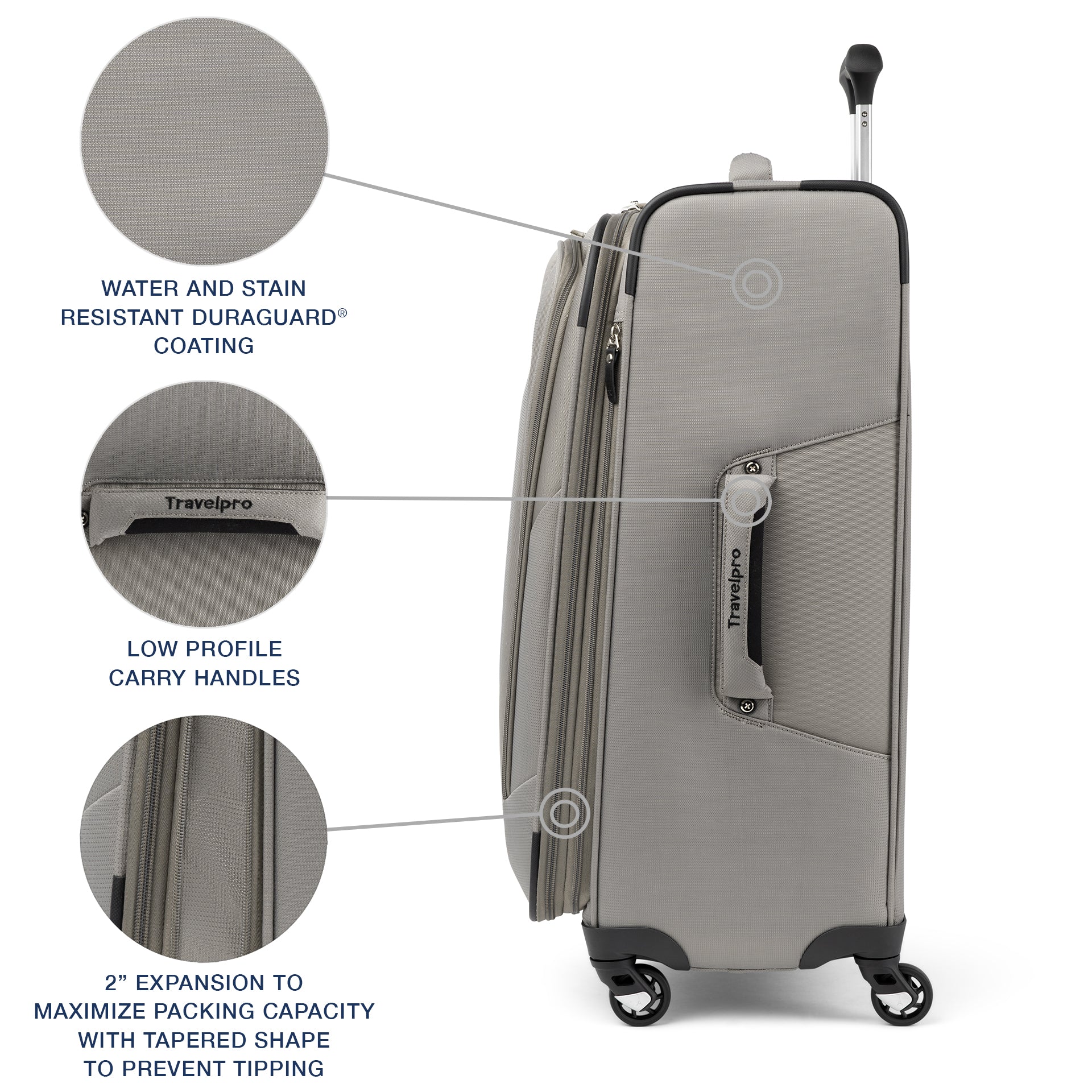 Maxlite® 5 Medium Expandable Soft Shell Spinner 69cm (69 x 47 x 29 cm)