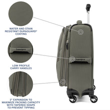 Maxlite® 5 Slim Handbagage uitbreidbaar  Softside 4 spinnerwielen 55cm (55 x 40 x 20 cm)