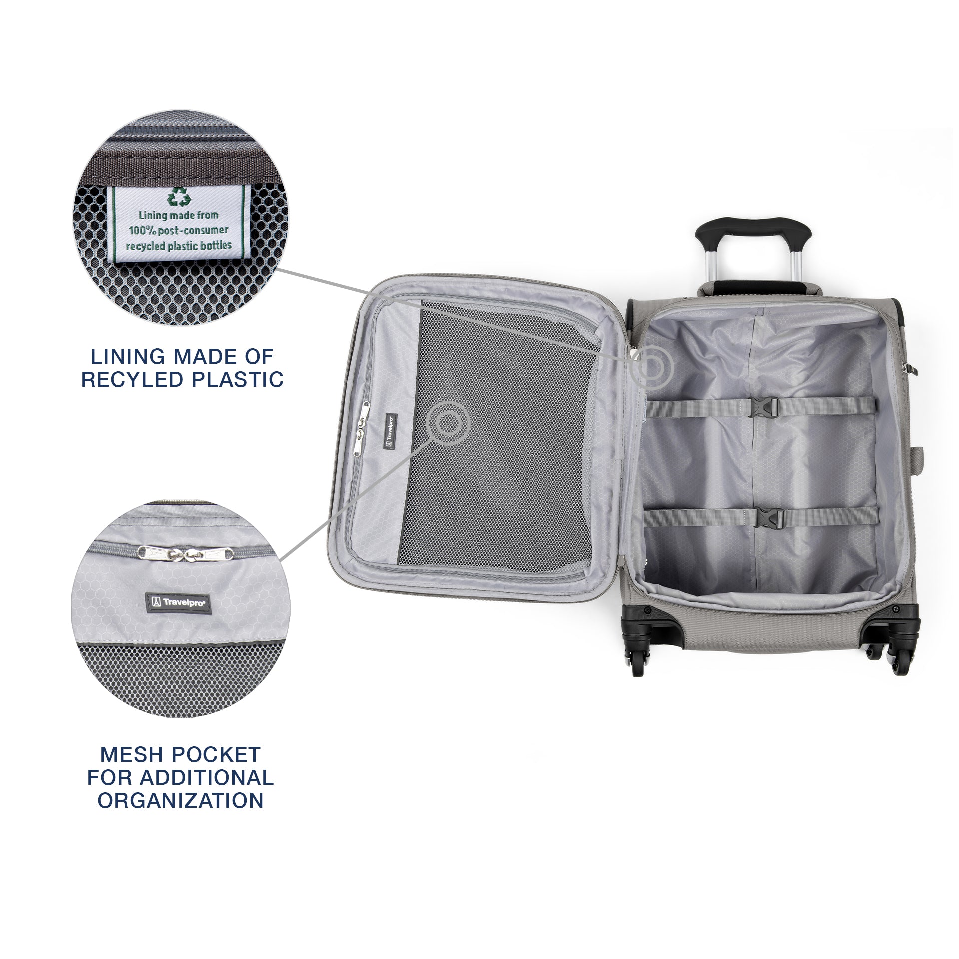 Maxlite® 5 Slim Expandable Cabin Soft Shell Spinner 55cm (55 x 40 x 20 cm)