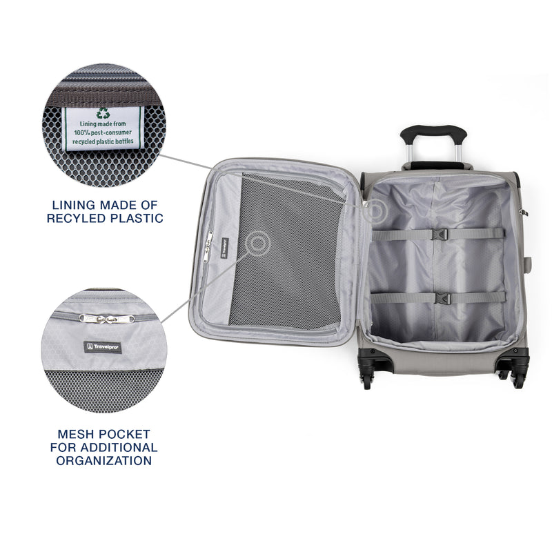 Maxlite® 5 Slim Expandable Cabin Soft Shell Spinner 55cm (55 x 40 x 20 cm)