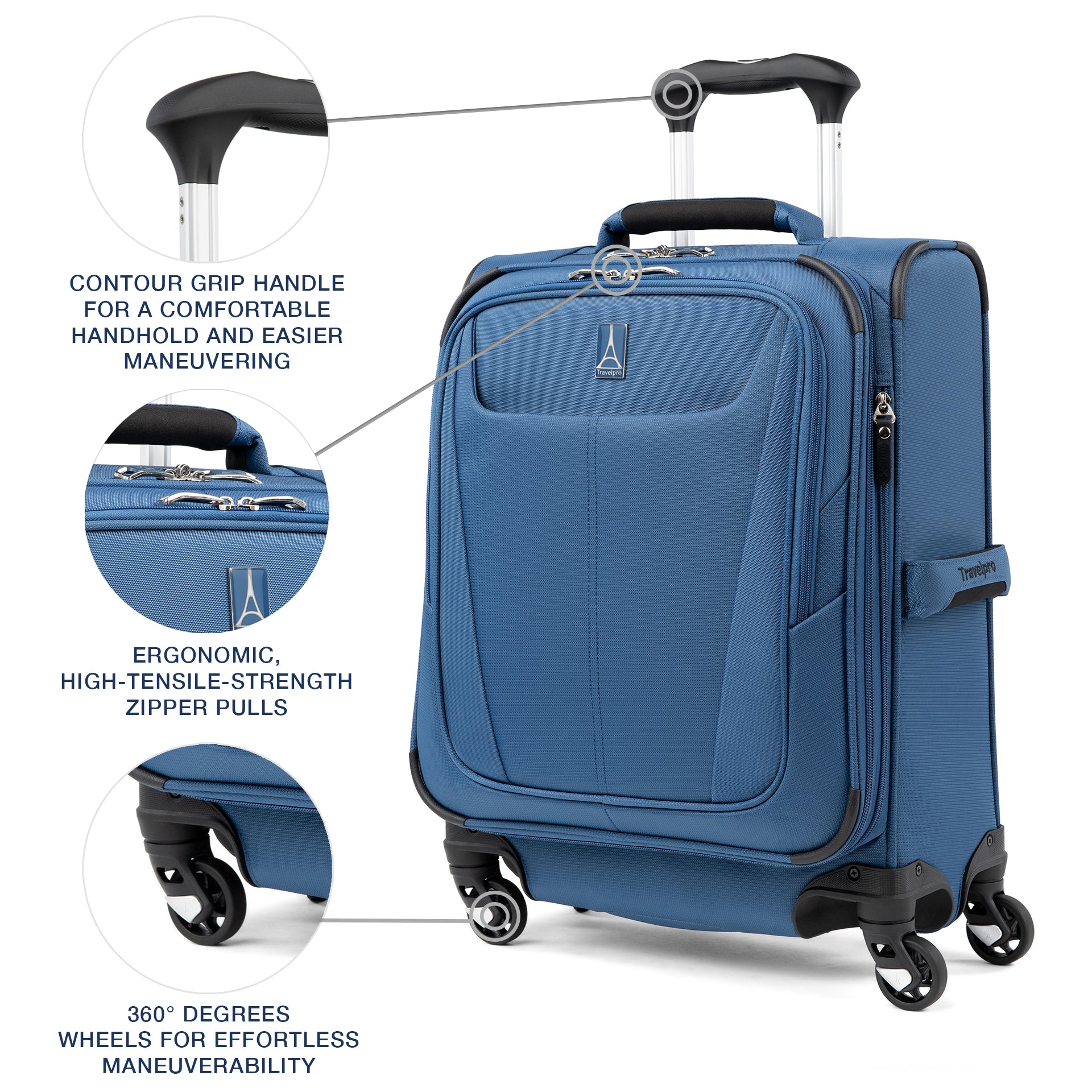 Maxlite® 5 Slim Carry-On Expandable Softside Spinner 55cm (55 x 40 x 20 cm)