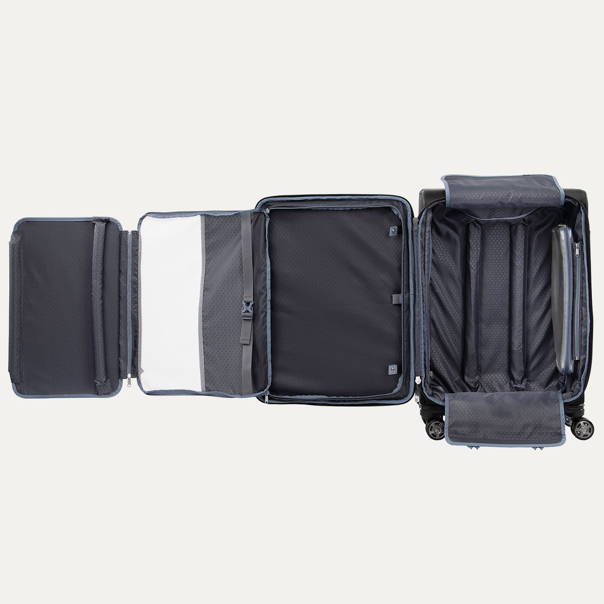 Maleta spinner mediana expandible Platinum® Elite (71 x 47 x 30 cm)
