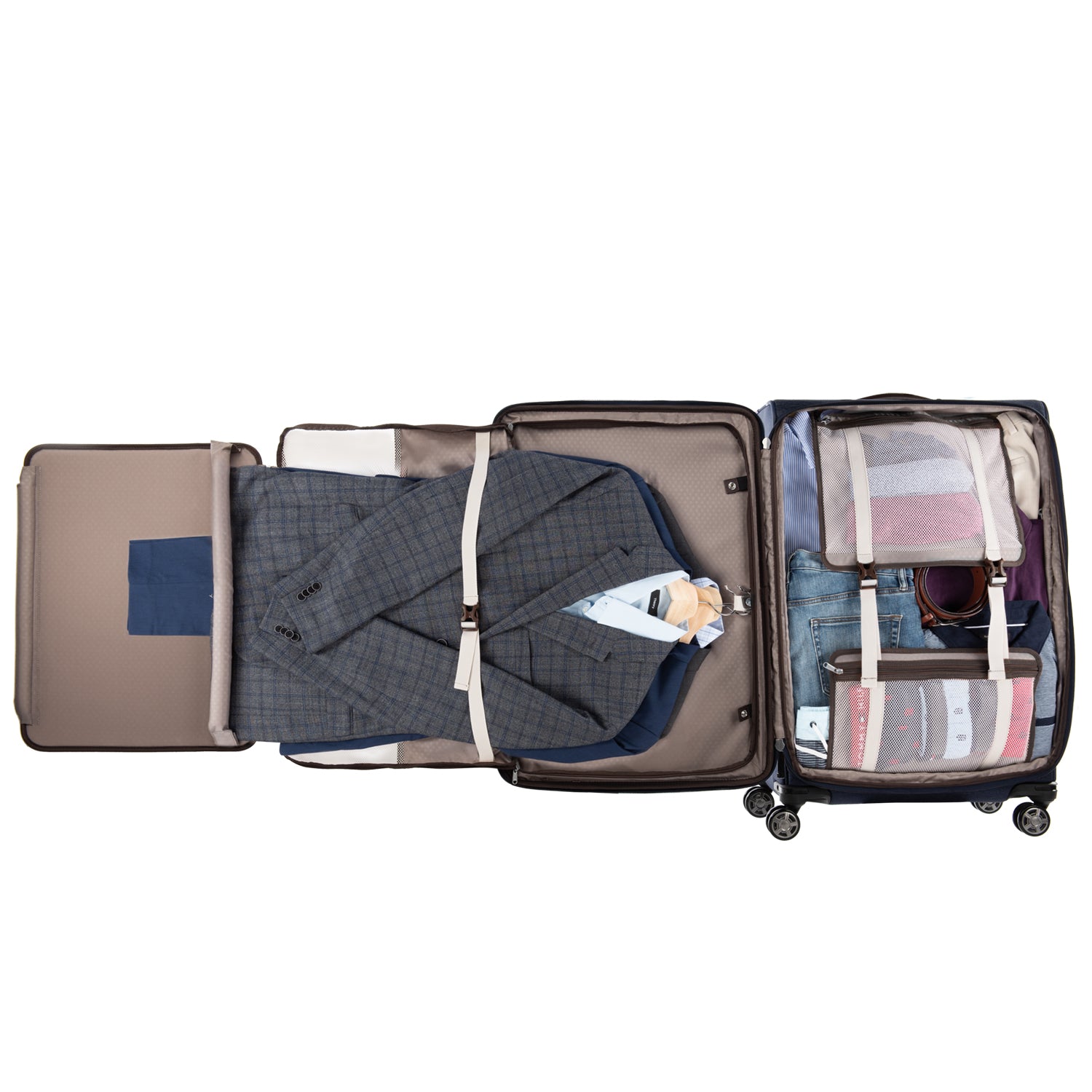 Platinum® Elite Large Check-in Expandable Softside Spinner 83cm (83 x 53 x 33 cm)