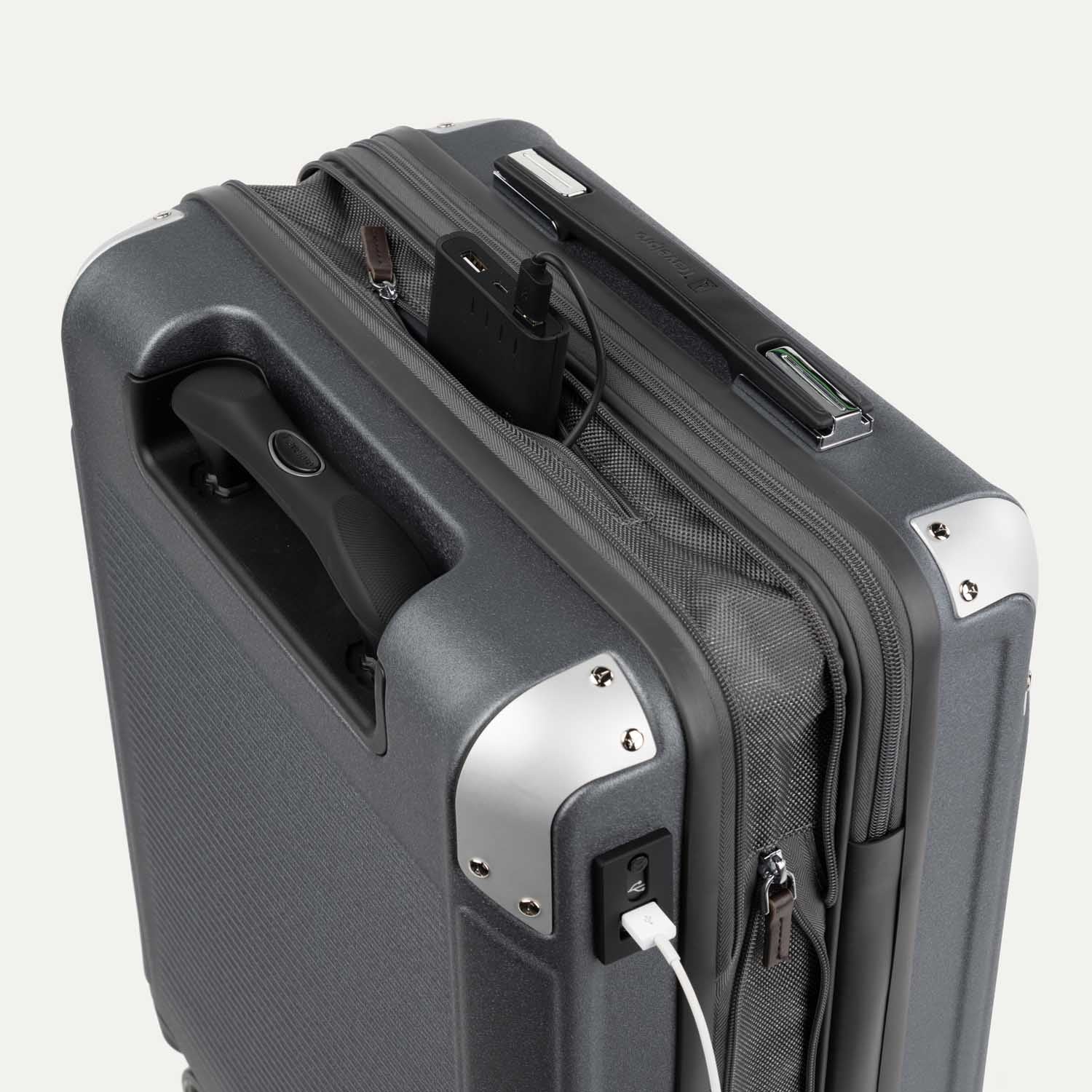 Platinum® Elite Expandable Cabin Hard Shell Spinner 55cm (55 x 40 x 20cm)