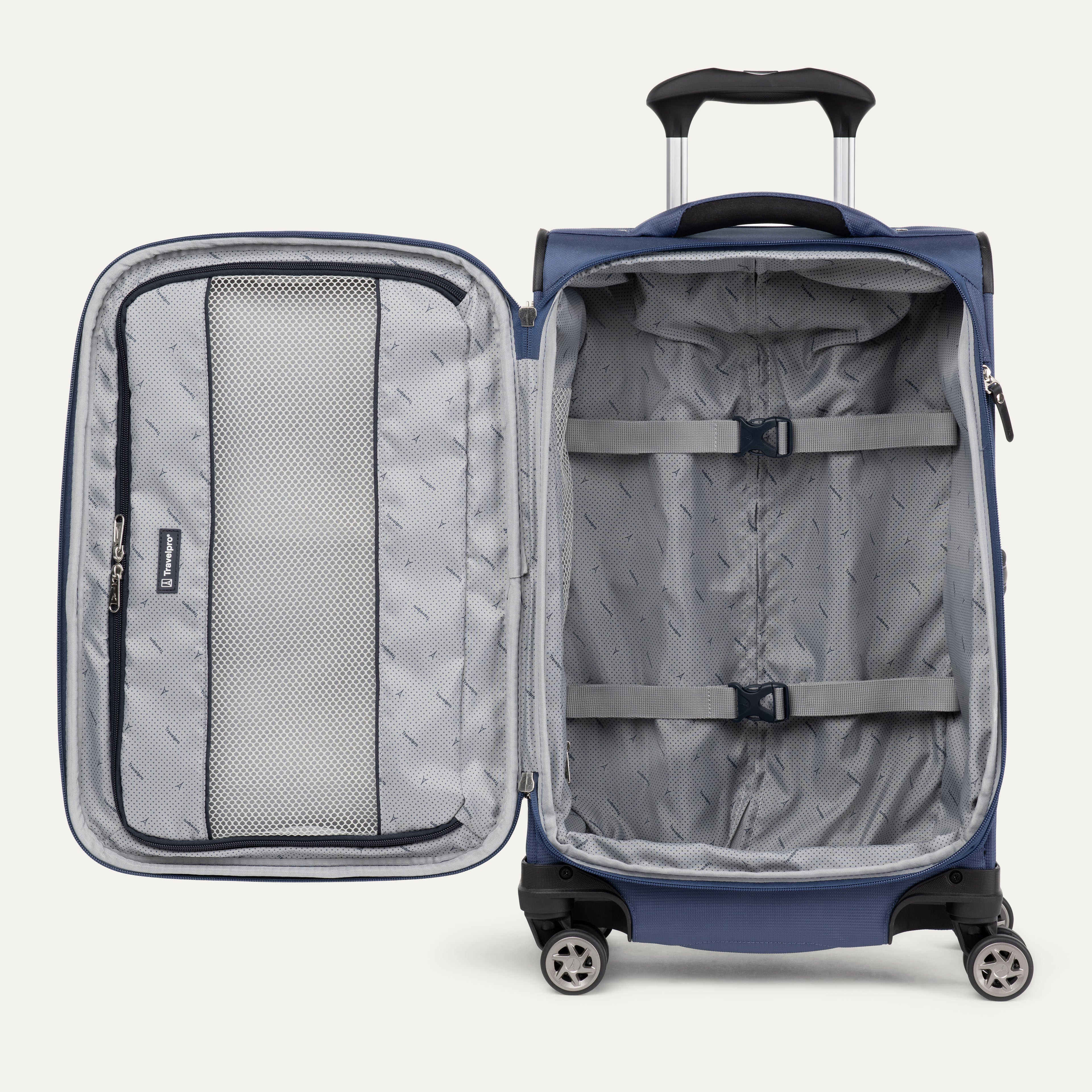Walkabout® 6 kompakt handbagage och medium utvidgningsbart mjukskal spinner bagageset