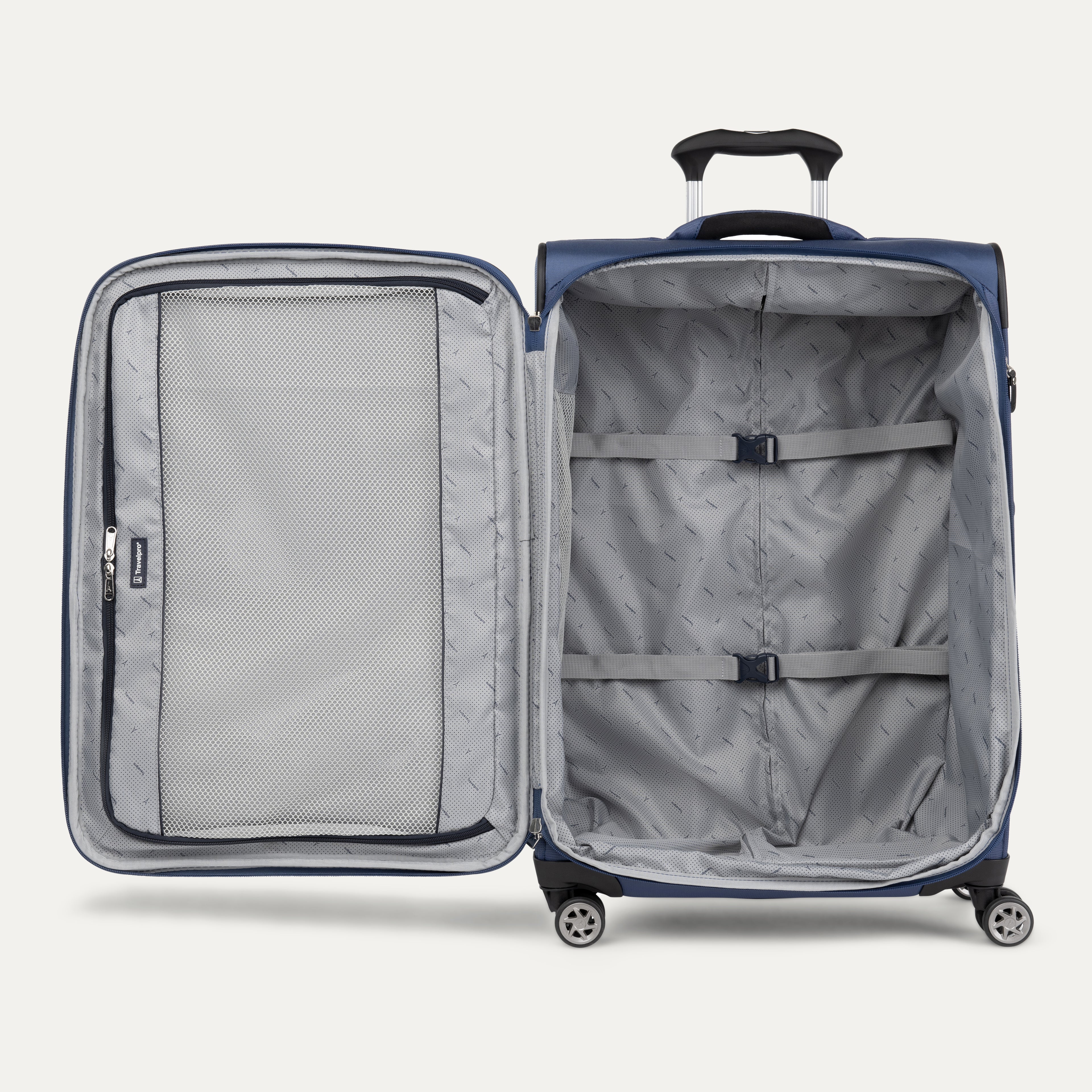 Walkabout® 6 kompakt handbagage och medium utvidgningsbart mjukskal spinner bagageset