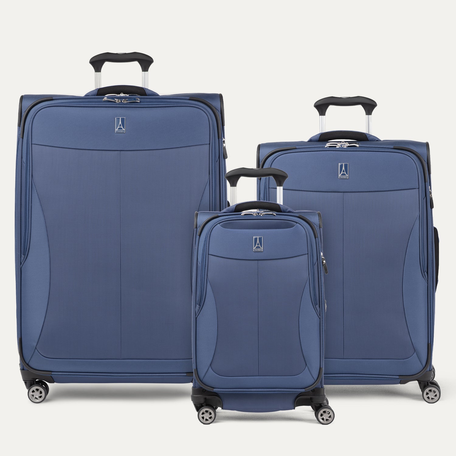 Walkabout® 6 Compact Carry-on, Medium & Large Expandable Soft Shell Spinner Luggage Set