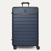 Front view of the Travelpro Platinum Reserve Large Check-In Hardshell Spinner in Midnight Trail