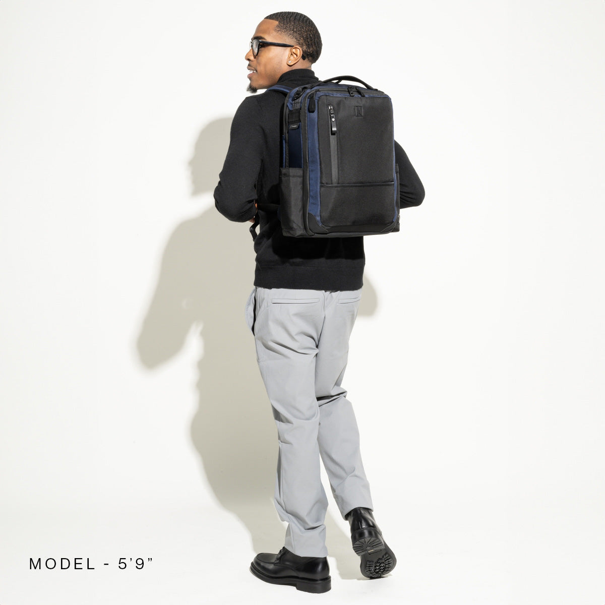Small & Slim Expandable Laptop Backpack for Men