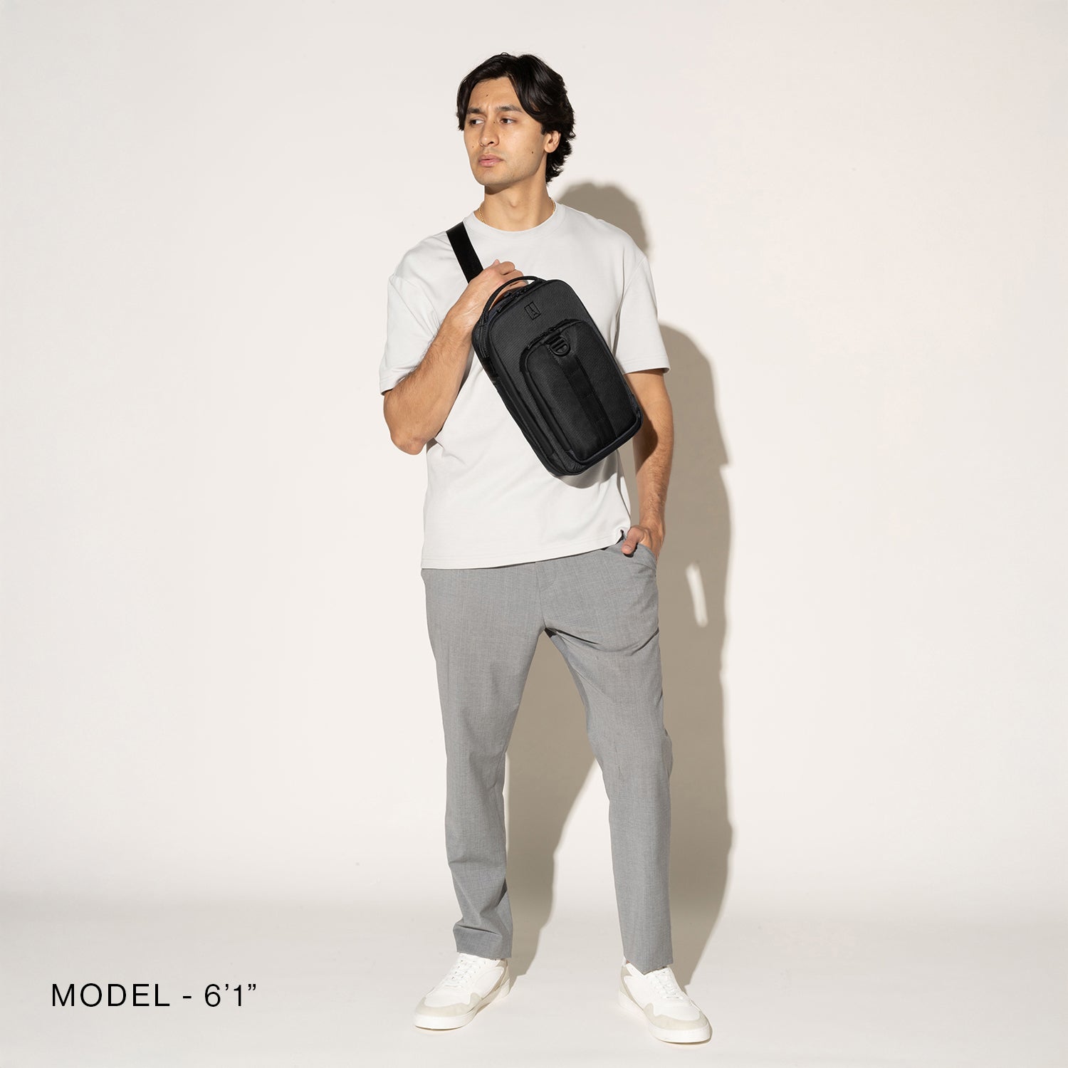 Travel Crossbody Bag with Tablet Pocket & RFID